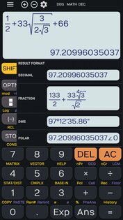 Fx Calculator 350es 84+ calculator sin cos tan 4.4.1. Скриншот 6