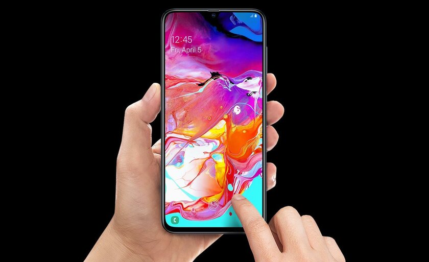 Samsung готовит ещё один смартфон с необычной окраской, напоминающую призму