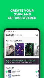 WEBTOON 3.5.3. Скриншот 8