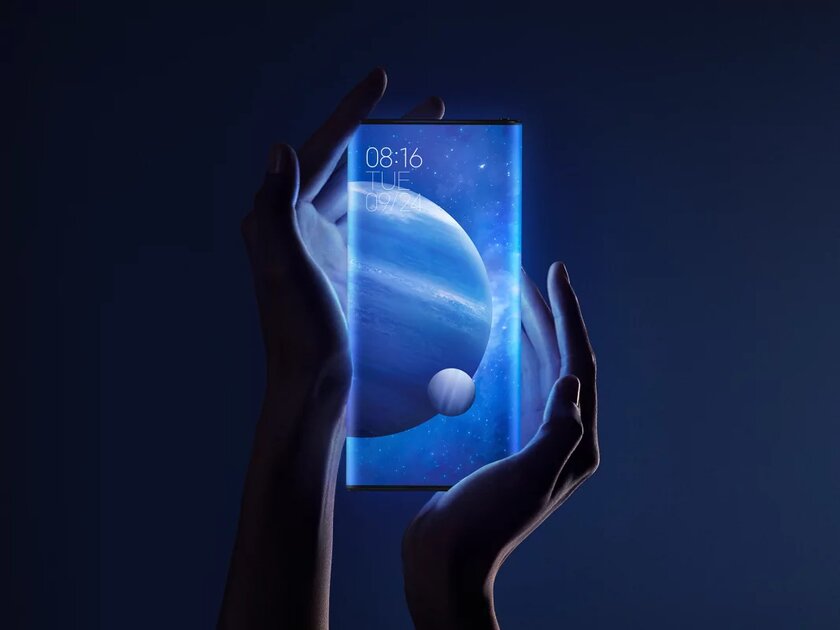 Xiaomi показала комплектацию и чехол смартфона Mi MIX Alpha, обёрнутого дисплеем