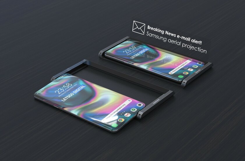 Samsung патентует док-станцию для смартфона с интерактивной голограммой