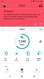 Fitbit 4.42.2. Скриншот 2