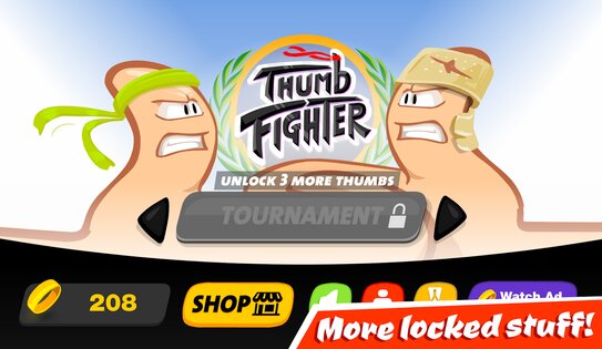 Thumb Fighter 1.6.30. Скриншот 6