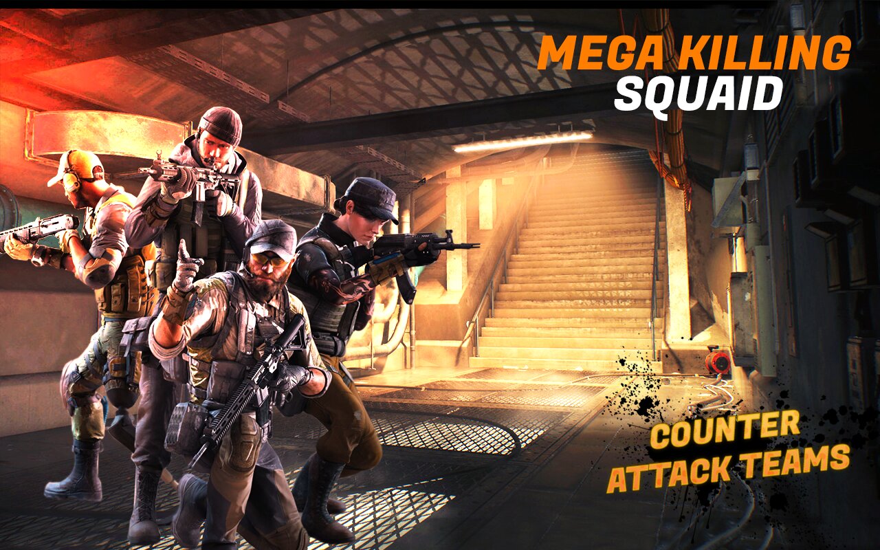 Скачать Mega Killing Squad Offline Shooting Game 1.2 для Android