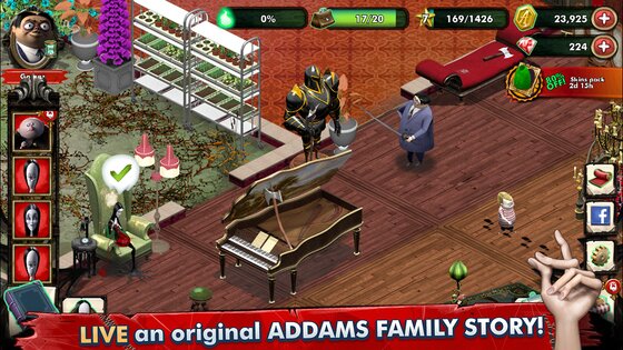 Addams Family Mystery Mansion 0.9.0. Скриншот 1