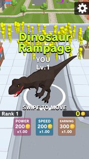 Dinosaur Rampage 5.1.8. Скриншот 2