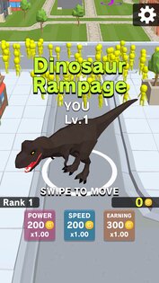 Dinosaur Rampage 6.0.5. Скриншот 2