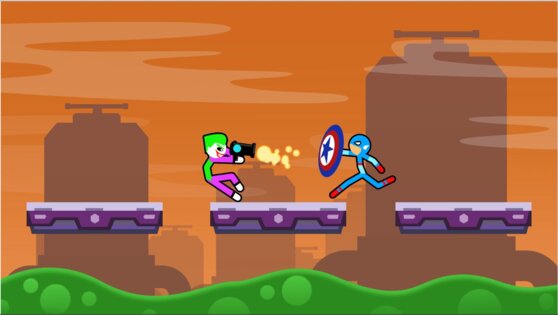 Supreme Spider Stickman Warriors 1.9. Скриншот 2