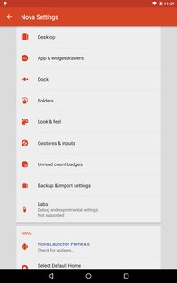 Nova Launcher 8.1.1. Скриншот 10