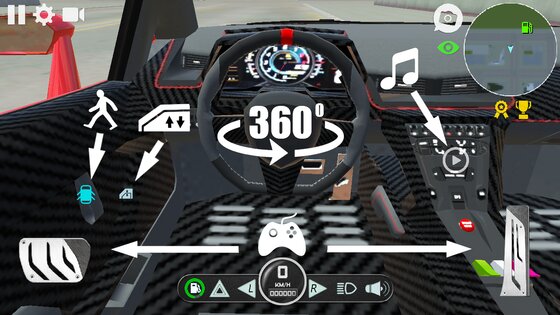 car simulator lambo v android 11