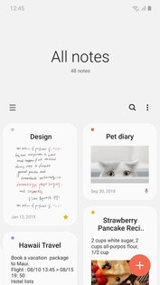 Samsung Notes 4.4.29.23. Скриншот 1