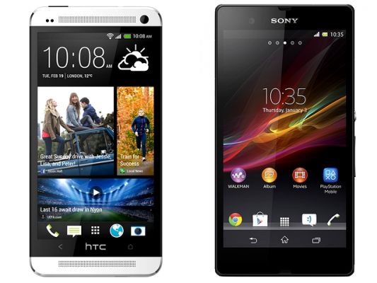 HTC One vs Sony Xperia Z