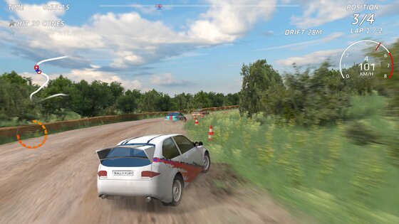 Rally Fury 1.118. Скриншот 1