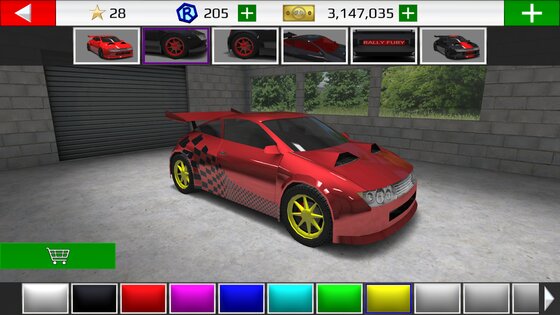 Rally Fury 1.118. Скриншот 2