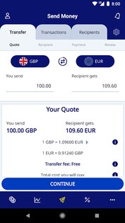 Xe Currency – конвертер валют 7.25.4. Скриншот 4