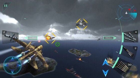 sky fighters мод много денег