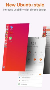 Ubuntu Style Launcher 3.2. Скриншот 1