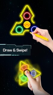 Draw Finger Spinner 1.0.12. Скриншот 1