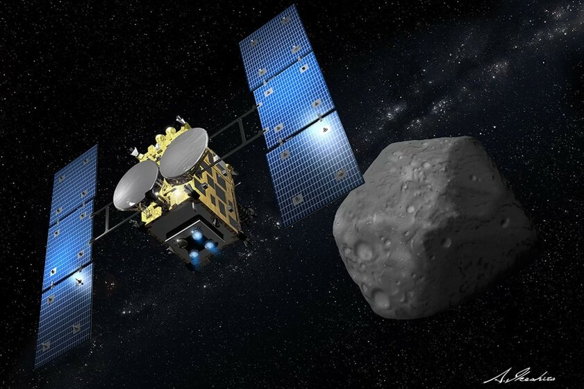 Космический аппарат Хаябуса-2 с образцами астероида возвращается на Землю