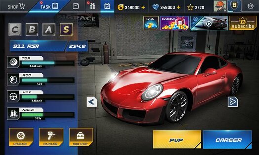 Street Racing HD 6.5.2. Скриншот 3