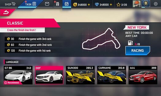 Street Racing HD 6.5.2. Скриншот 6