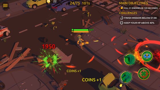 Zombie Blast Crew 2.4.0. Скриншот 1