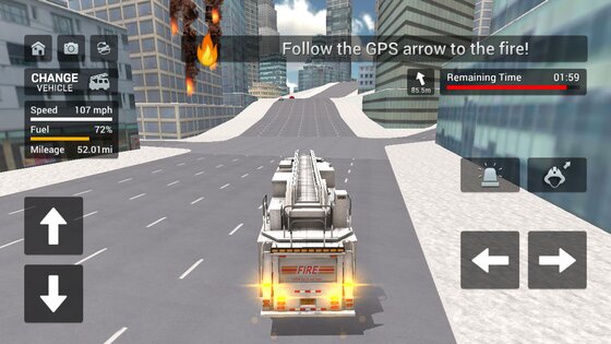 Fire Truck Driving Simulator 1.44. Скриншот 1