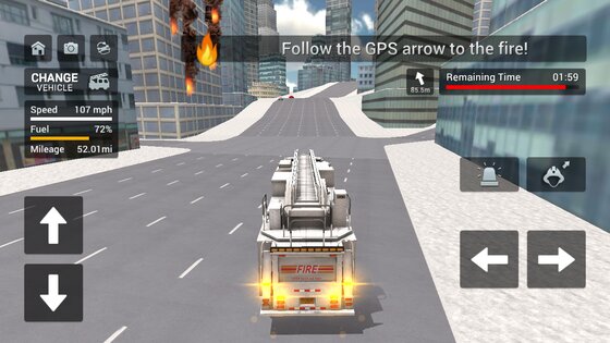 Fire Truck Driving Simulator 1.47. Скриншот 1