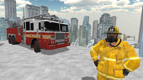 Fire Truck Driving Simulator 1.47. Скриншот 4