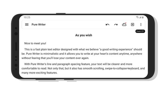 Pure Writer 26.1.8. Скриншот 3