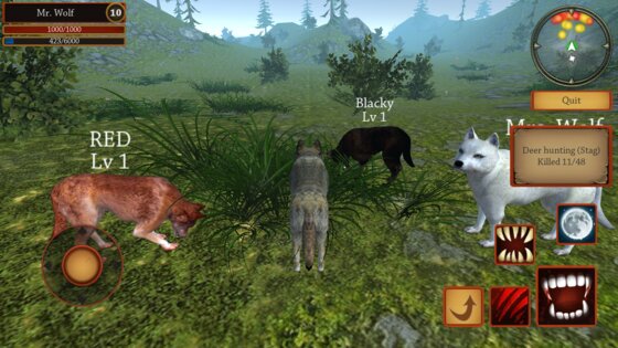 Wolf Simulator Evolution 1.0.60. Скриншот 5