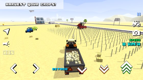 Blocky Farm Racing 1.56. Скриншот 4