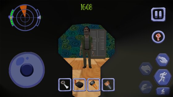Scary Clown Sponge Vader Neighbor. Escape 1.21. Скриншот 2