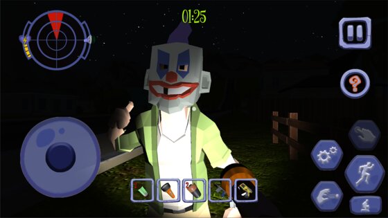 Scary Clown Sponge Vader Neighbor. Escape 1.21. Скриншот 6