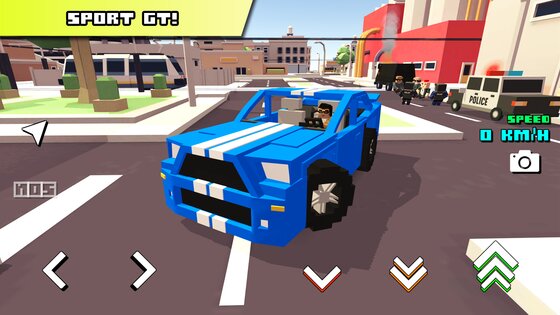 Blocky Car Racer 1.45. Скриншот 1