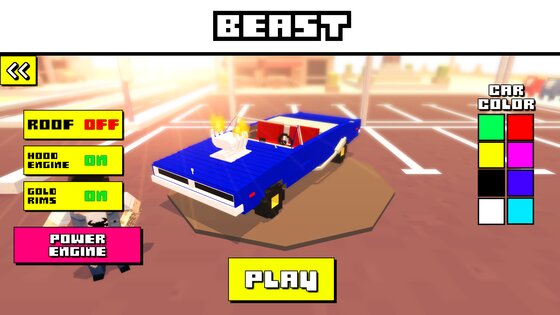 Blocky Car Racer 1.45. Скриншот 4