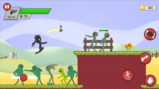 Stick vs Zombies 1.5.58. Скриншот 6