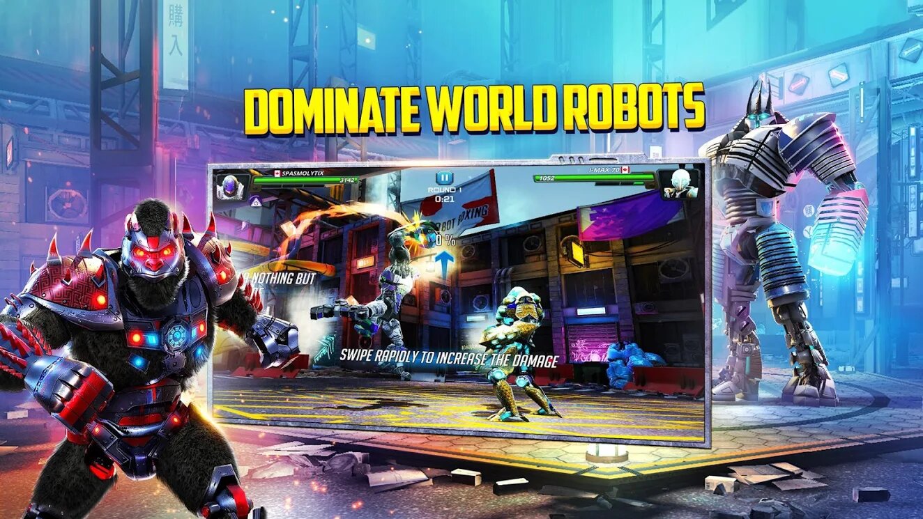 Скачать World Robot Boxing 2 1.9.223 для Android