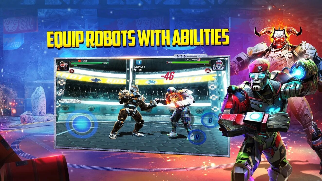 Скачать World Robot Boxing 2 1.9.223 для Android