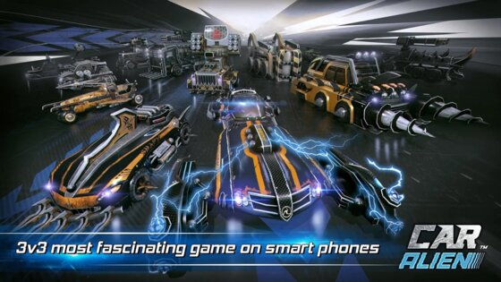 Car Alien - 3 vs 3 Battle 1.0.9. Скриншот 1