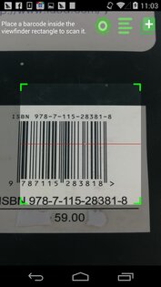 QR сканер штрих-кода 1.3.11. Скриншот 1