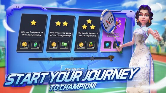 Badminton Blitz 1.18.3.11. Скриншот 2