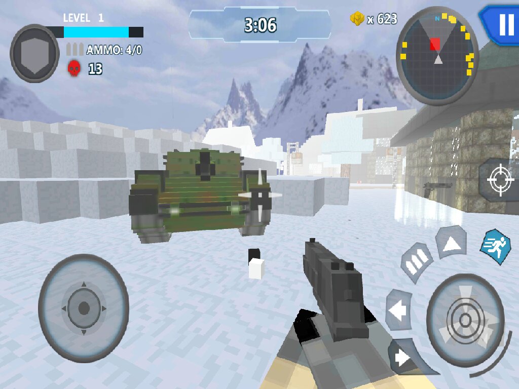 Скачать Cube Wars Battle Survival 1 75 для Android