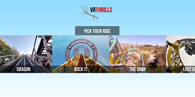 VR Thrills: Roller Coaster 360 2.3.1. Скриншот 1