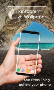 transparent live wallpaper android 8