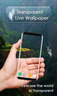 transparent live wallpaper android 9