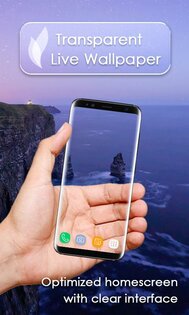 transparent live wallpaper android 10