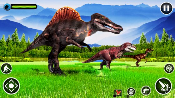 Dinosaurs Hunter 12.0. Скриншот 1