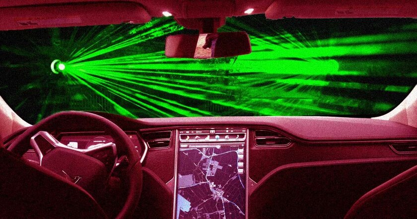 Tesla планирует использовать лазерные лучи вместо стеклоочистителей