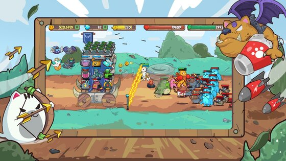CatnRobot Idle Defense 4.1.4. Скриншот 4